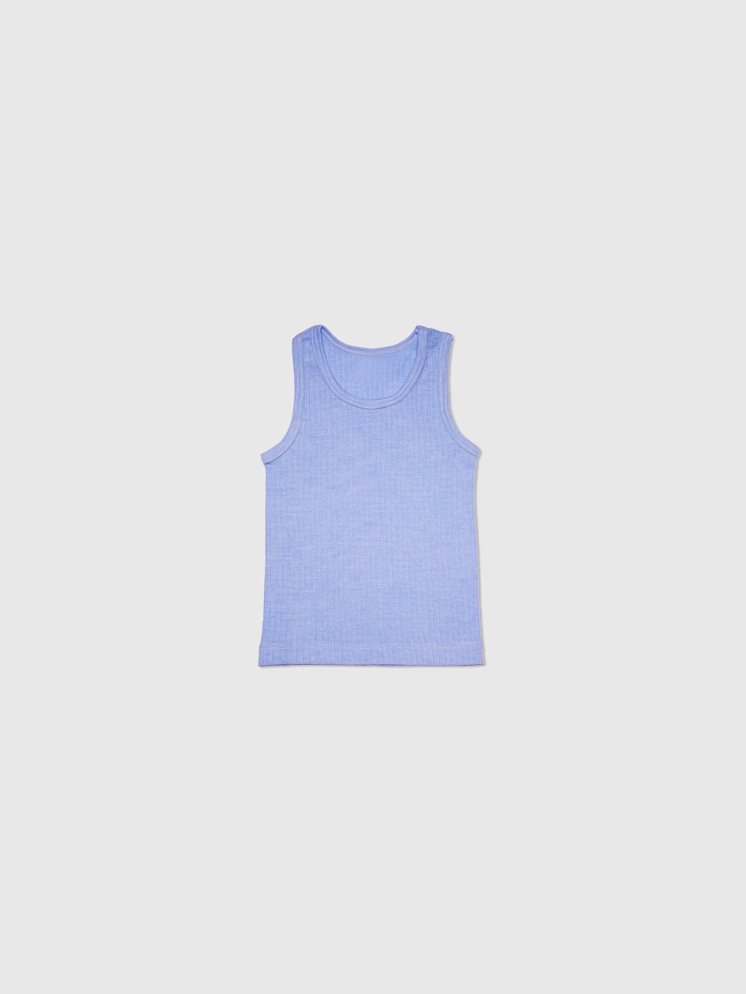 Ribbed Tank Top - Light blue - Kids