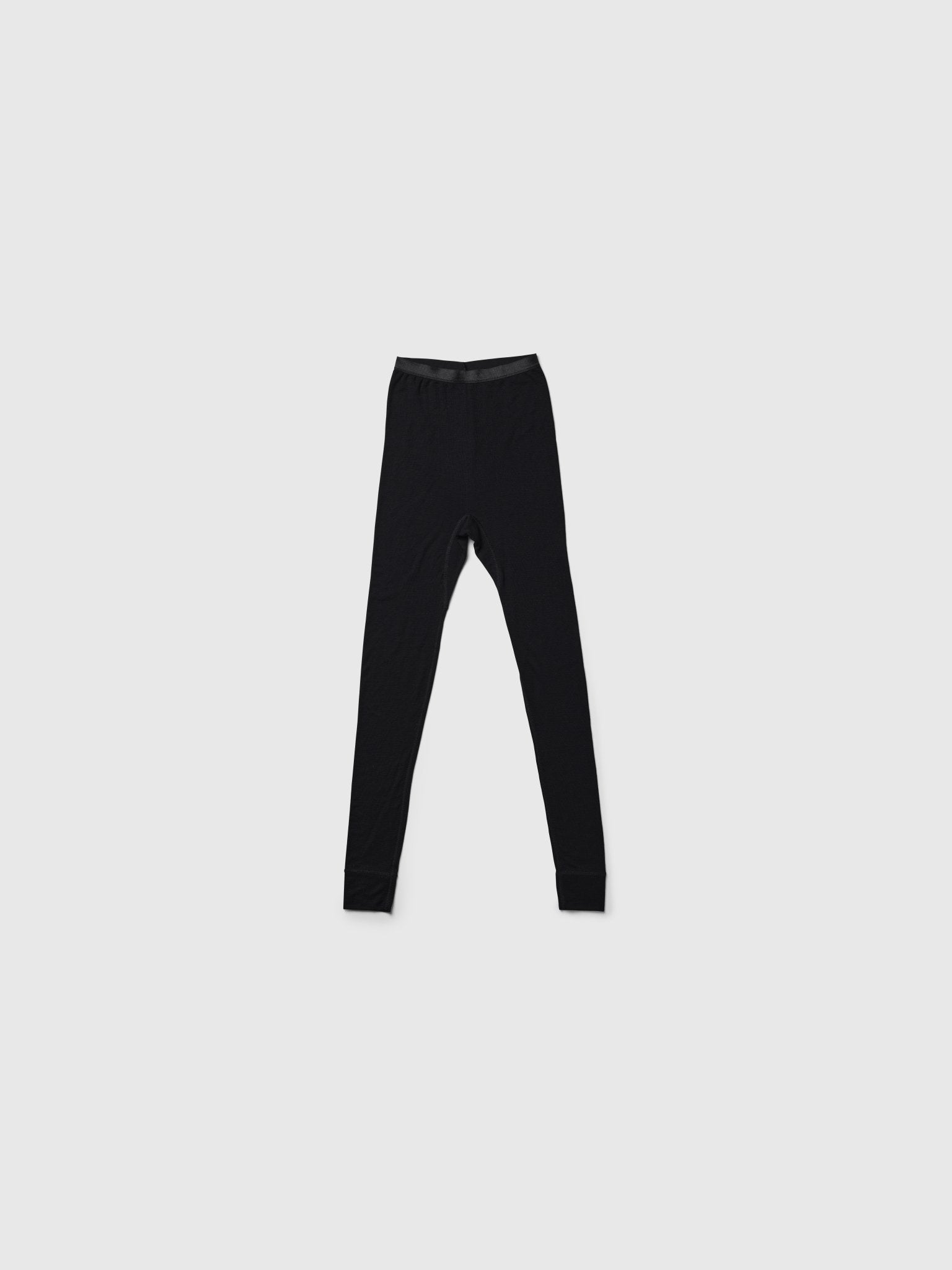 organic merino wool and silk women leggings - black – Lila New York LLC