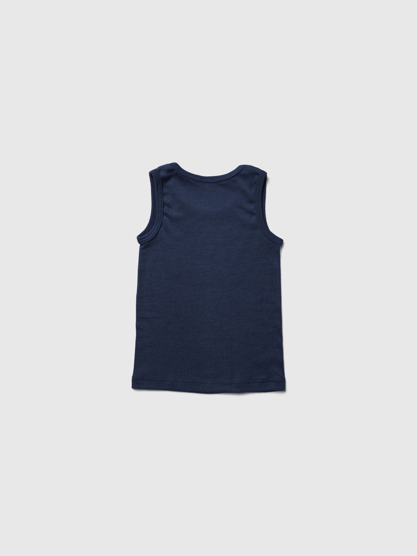 organic merino wool and silk tank - red - LILA.US