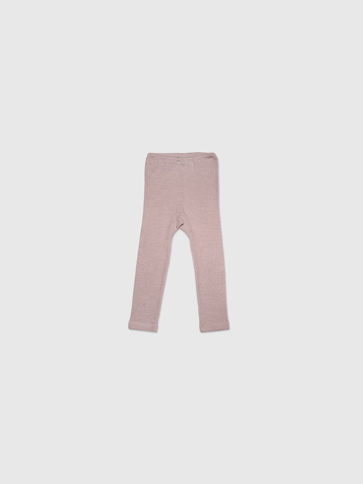 organic cotton, merino wool and silk leggings - dusty rose - Lila New York LLC