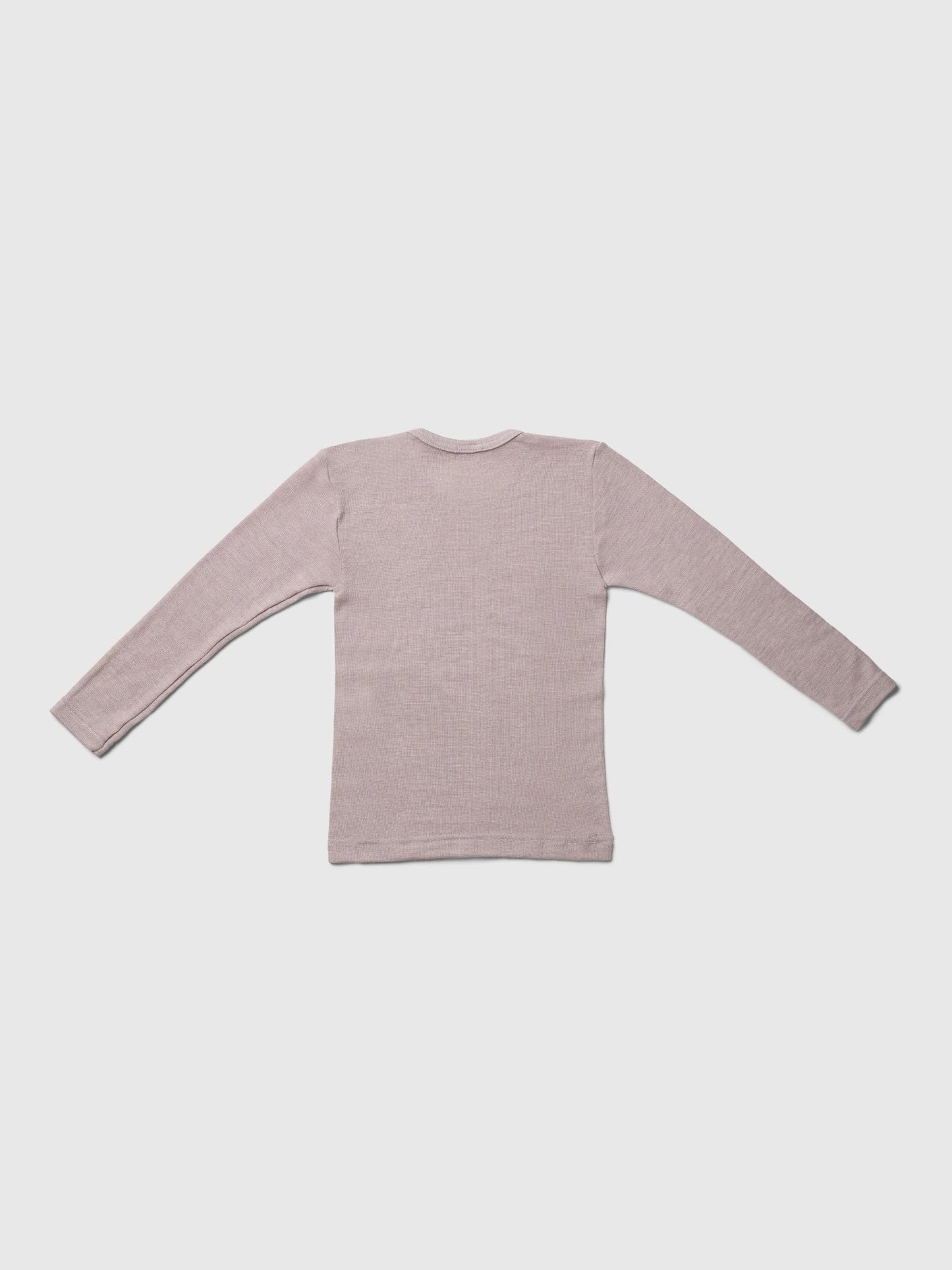 organic merino wool and silk shirt - dusty rose - LILA.US